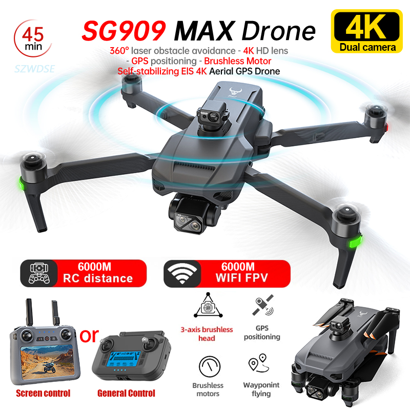 Drone Zll Rc - ZLL SG909 SG909MAX Professional GPS Drone
