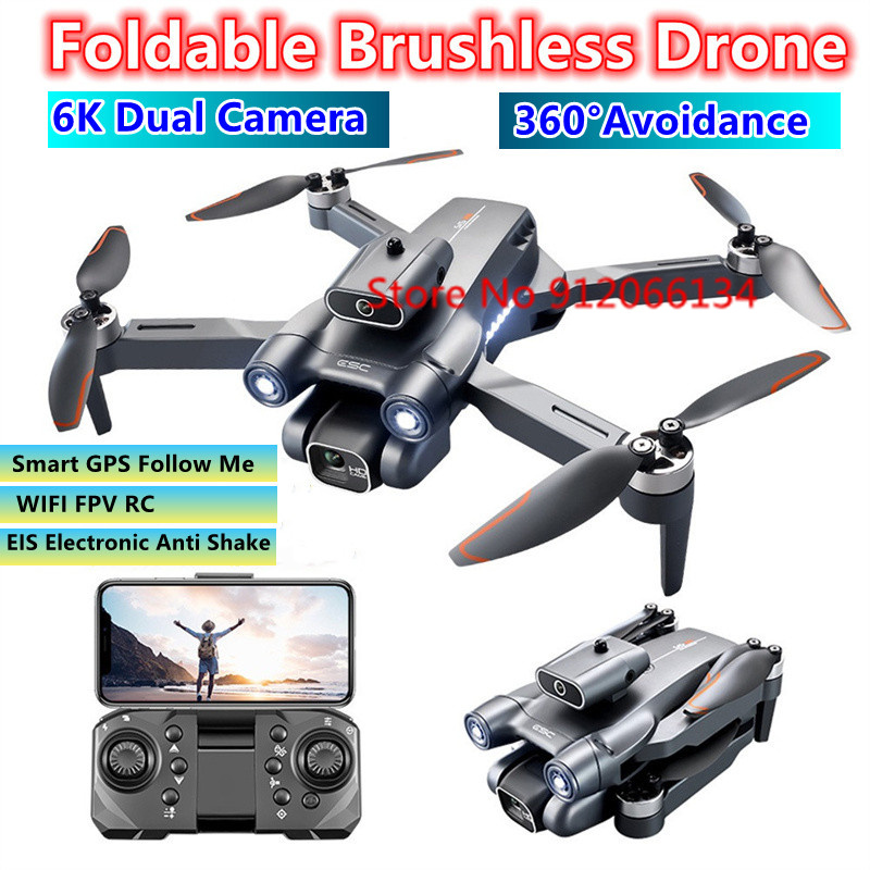 Drone Rc S1S - 6K ESC Camera WIFI FPV Foldable