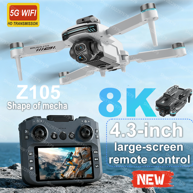 Drone Rc Action - New Z105 RC Drone 8K Professional