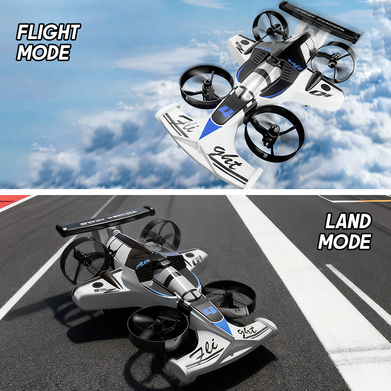 Drone Carrera Rc - 2in1 Mini Drone Air-Ground Flying Car