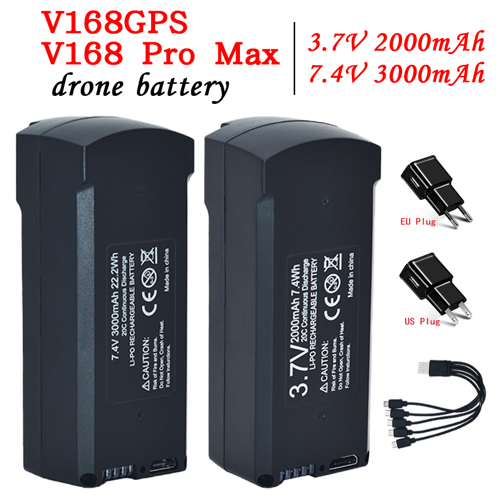 Drone Rc Accessories - GPS V198 7.4V 3000mAh Battery RC