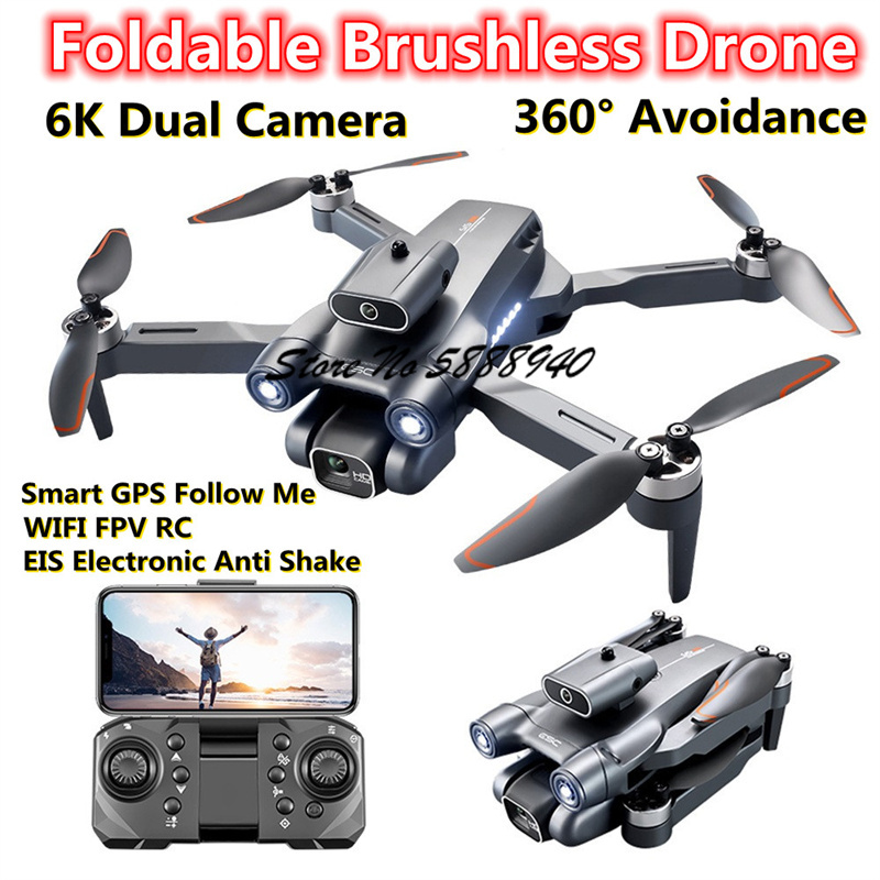 6K Optical Flow Brushless Fold - Drone Rc S1S บทวิจารณ์และราคา