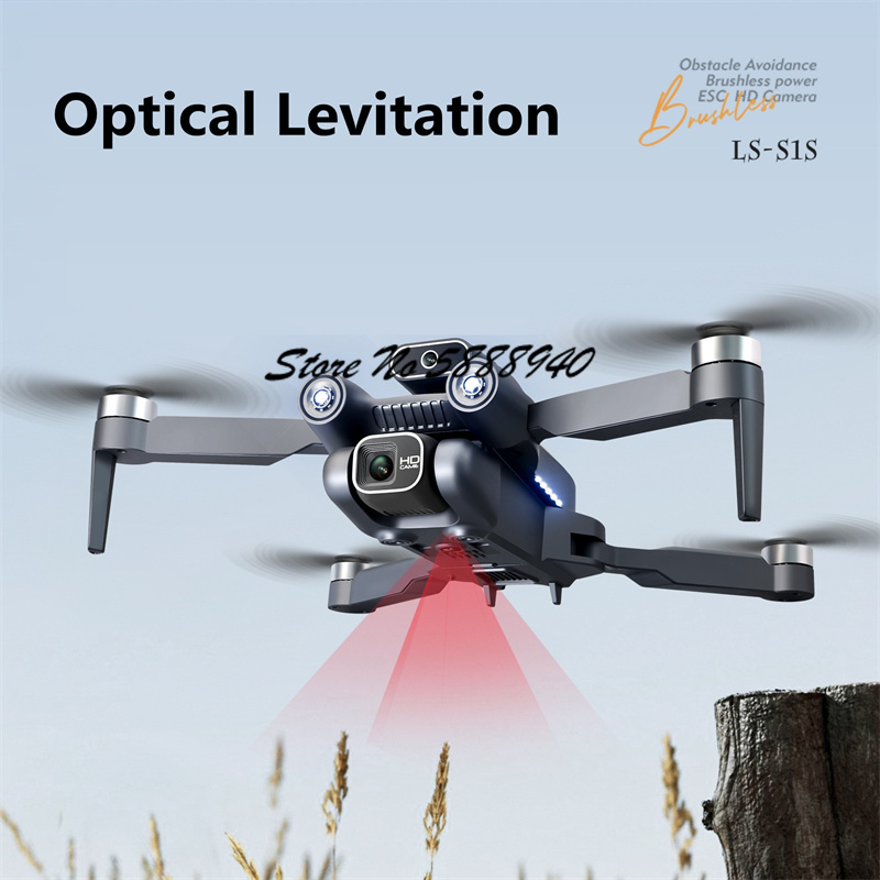 6K Optical Flow Brushless Fold - Drone Rc S1S บทวิจารณ์และราคา