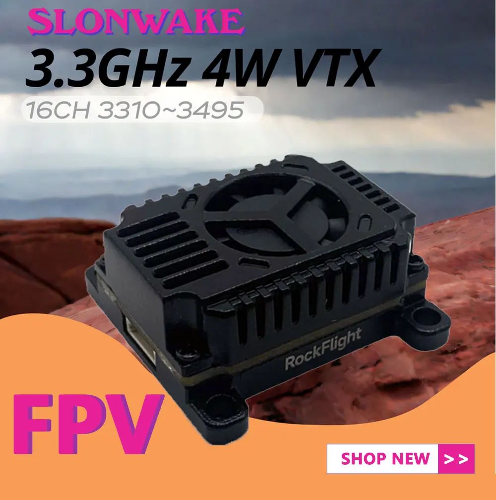 SLONWAKE FPV 3.3G 16CH 4000mW  - Drone Rc Remote บทวิจารณ์และราคา