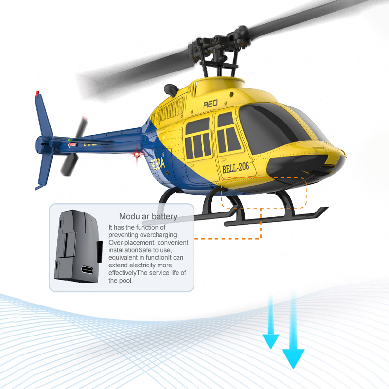 A60 RC Helicopter 2.4G 6-Aixs  - Rc Helicopter Gyro บทวิจารณ์และราคา