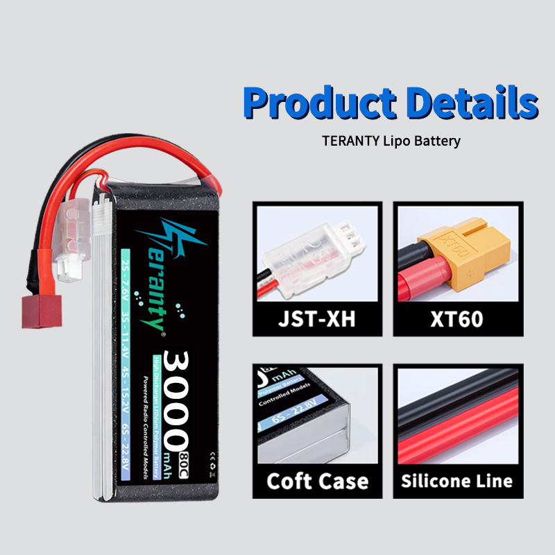 TERANTY 2S 3000mAh Lipo Batter - Drone Rc Truck บทวิจารณ์และราคา