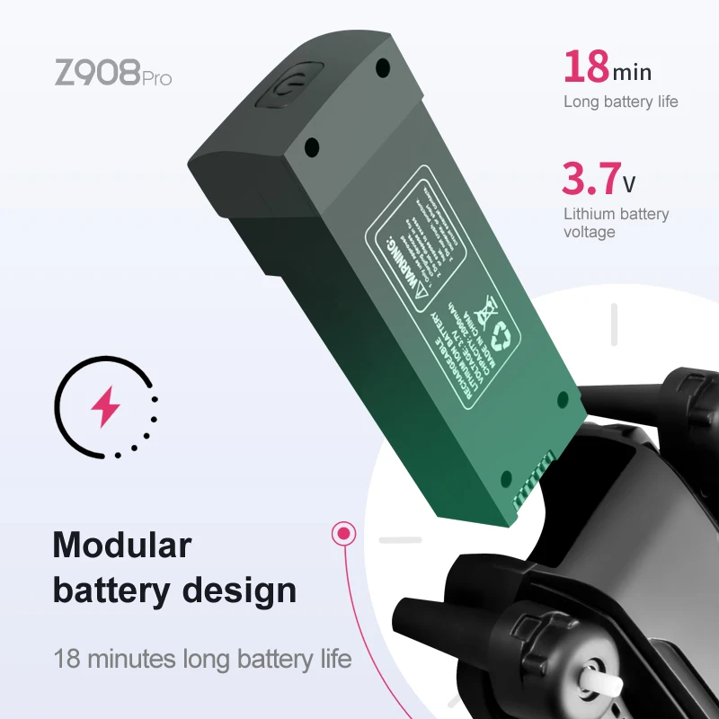 Z908 Pro Max Dron Battery 3.7V - Drone Rc Accessories บทวิจารณ์และราคา