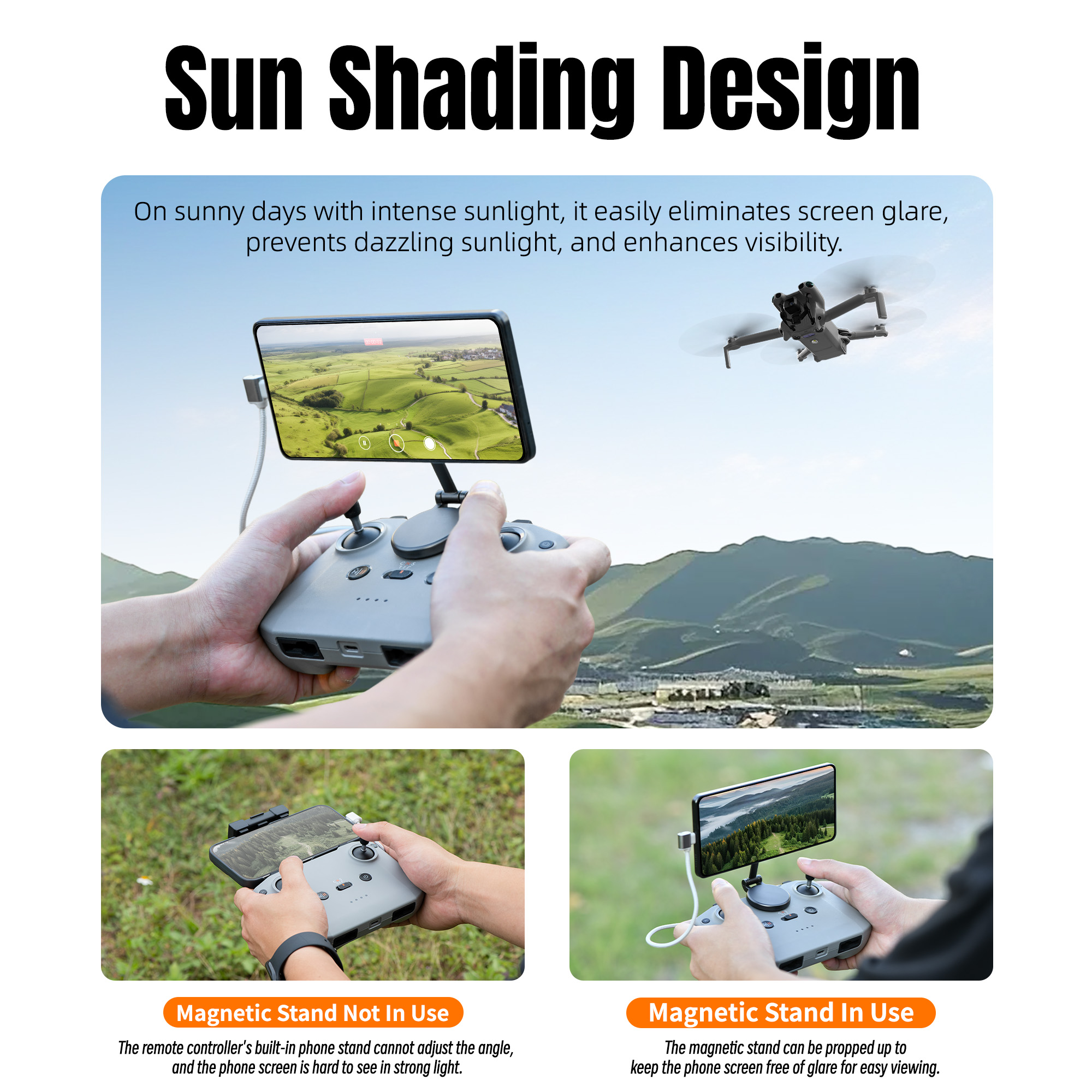 Adjustable Magnetic Phone Stan - Drone Dji Rc N2 บทวิจารณ์และราคา