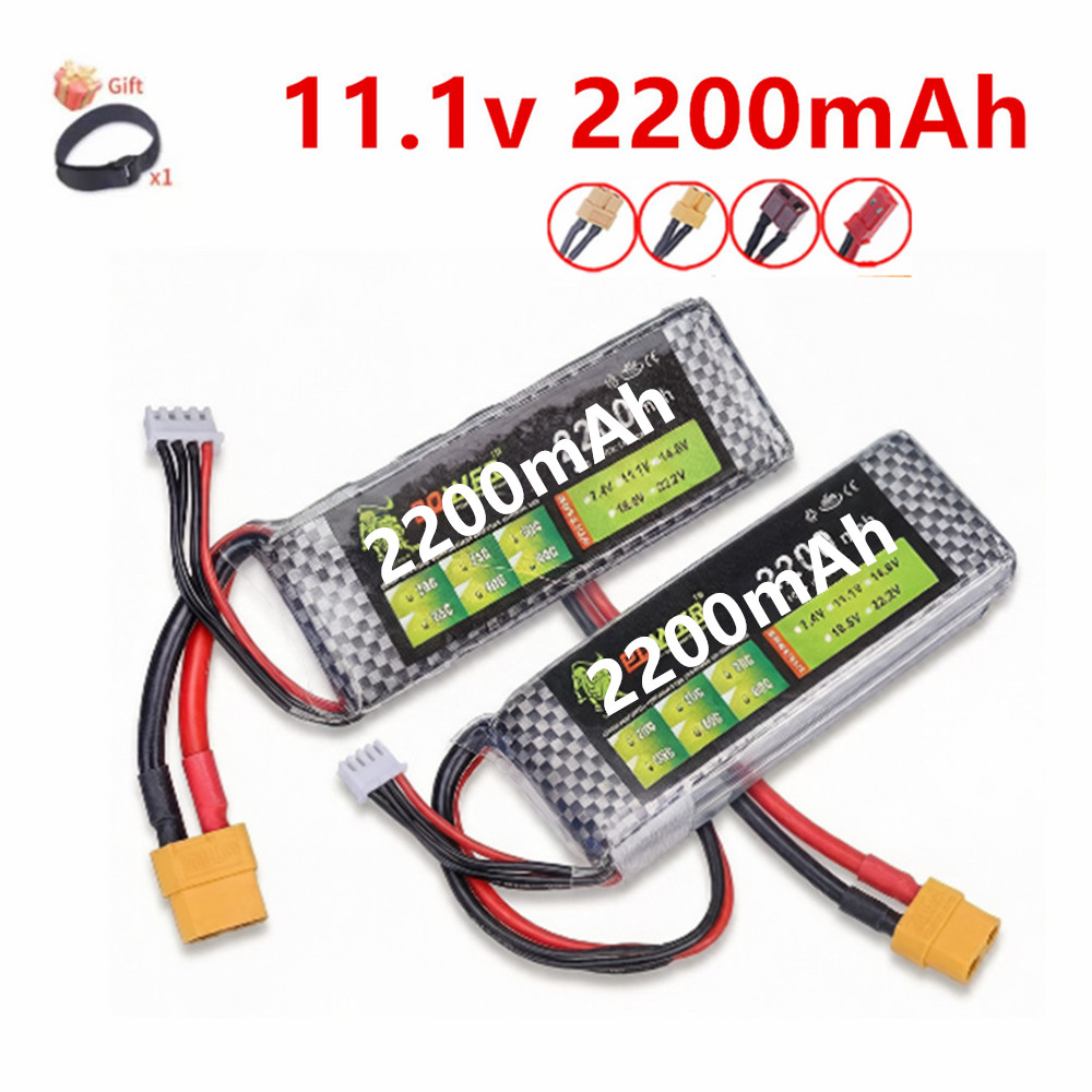 3S Lipo Battery 11.1V 2200mah  - Drone Rc Truck บทวิจารณ์และราคา