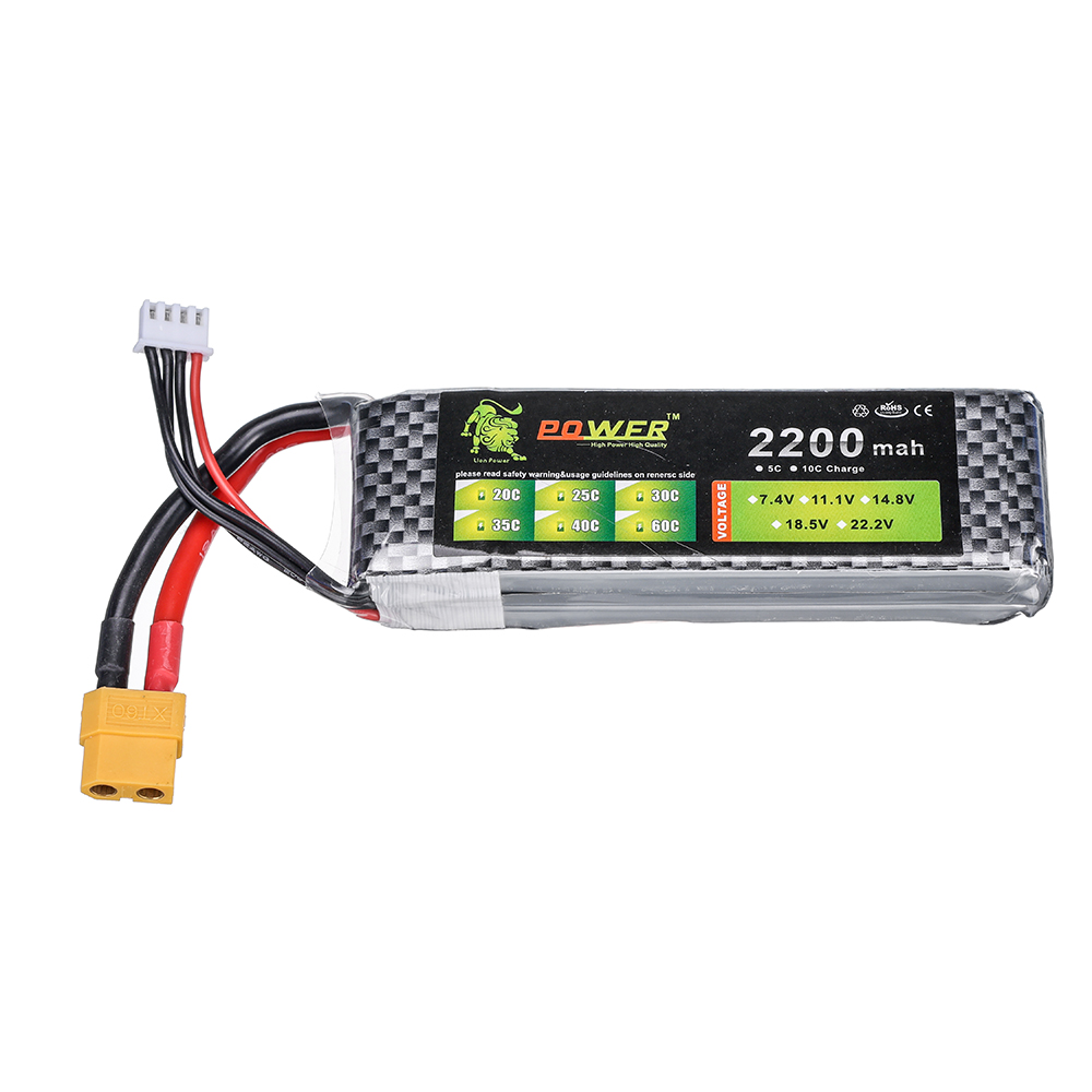 3S Lipo Battery 11.1V 2200mah  - Drone Rc Truck บทวิจารณ์และราคา