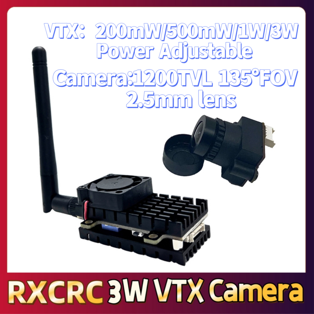 RXCRC 5.8G 3W Video VTX transm - Drone Rc Camera บทวิจารณ์และราคา