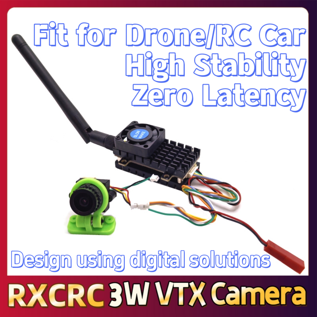 RXCRC 5.8G 3W Video VTX transm - Drone Rc Camera บทวิจารณ์และราคา