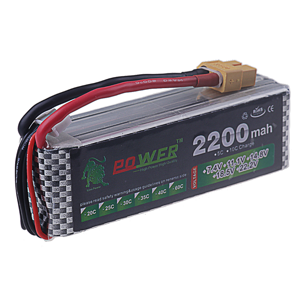 4S 2200mAh 60C 14.8V LiPo Batt - Drone Rc Truck บทวิจารณ์และราคา