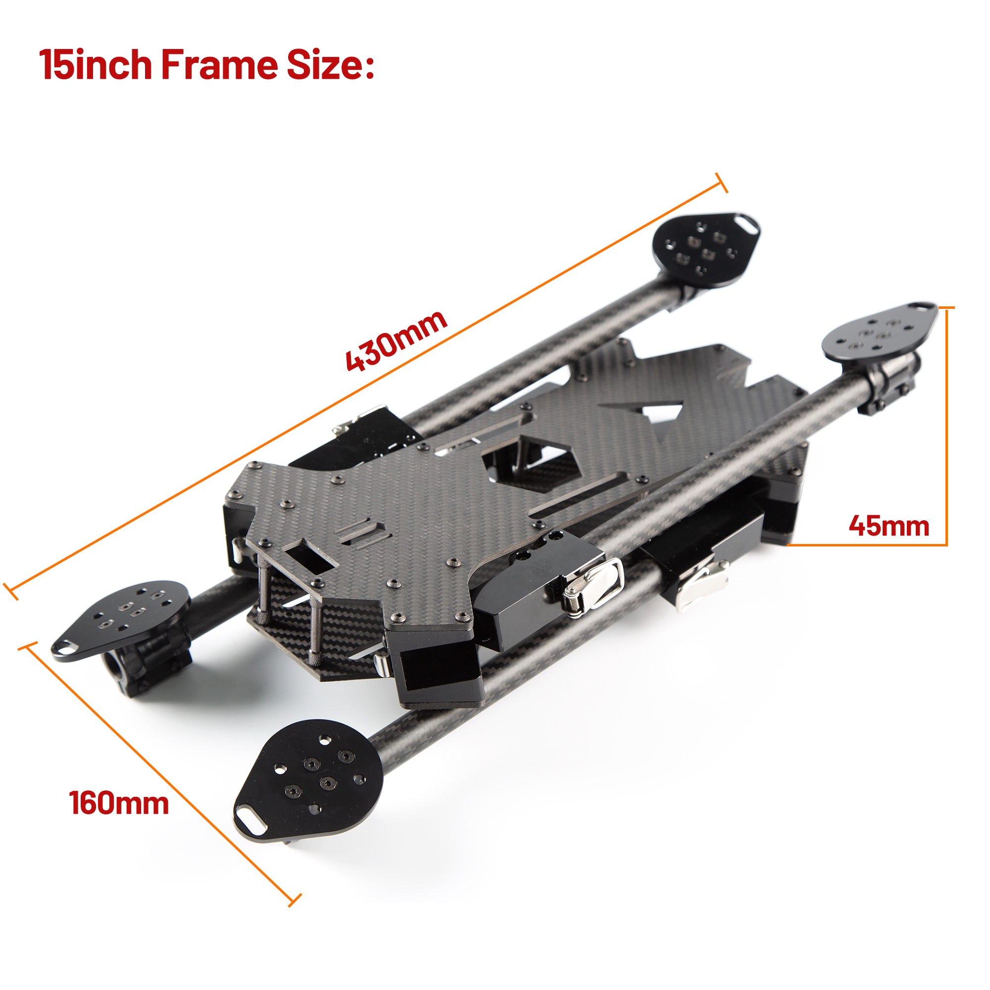 15inch /17inch FPV Carbon Fibe - Drone Rc Accessories บทวิจารณ์และราคา