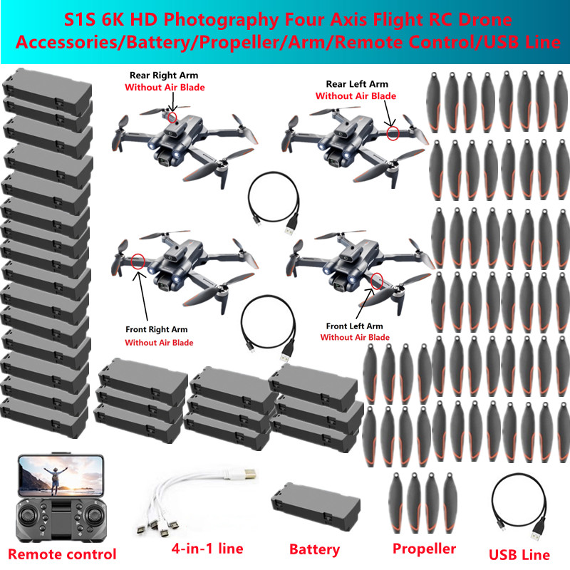 S1S 6K HD Photography Four Axi - Drone Rc S1S บทวิจารณ์และราคา