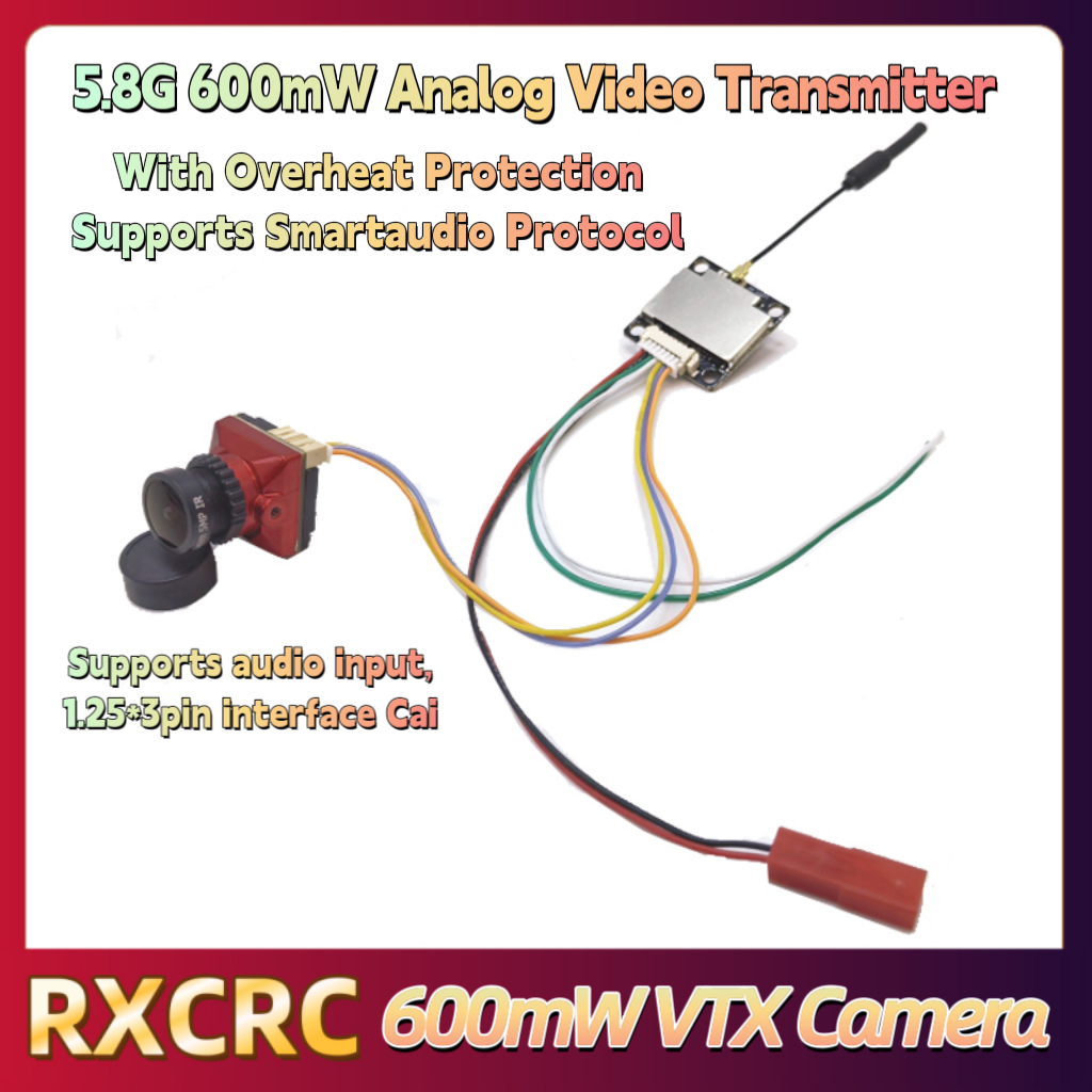 RXCRC 5.8G 48CH 600mW Power VT - Drone Rc Camera บทวิจารณ์และราคา
