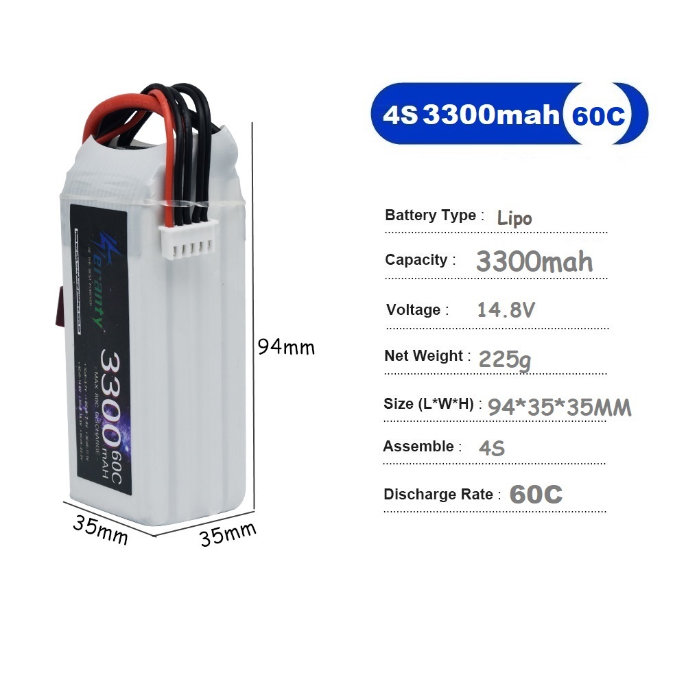 LiPo Rechargeable Battery 4S 3 - Drone Carrera Rc บทวิจารณ์และราคา