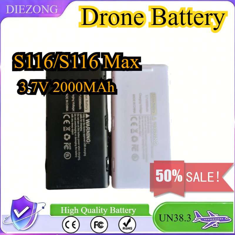3.7V 2000MAh Battery for S116  - Drone Rc S116 บทวิจารณ์และราคา