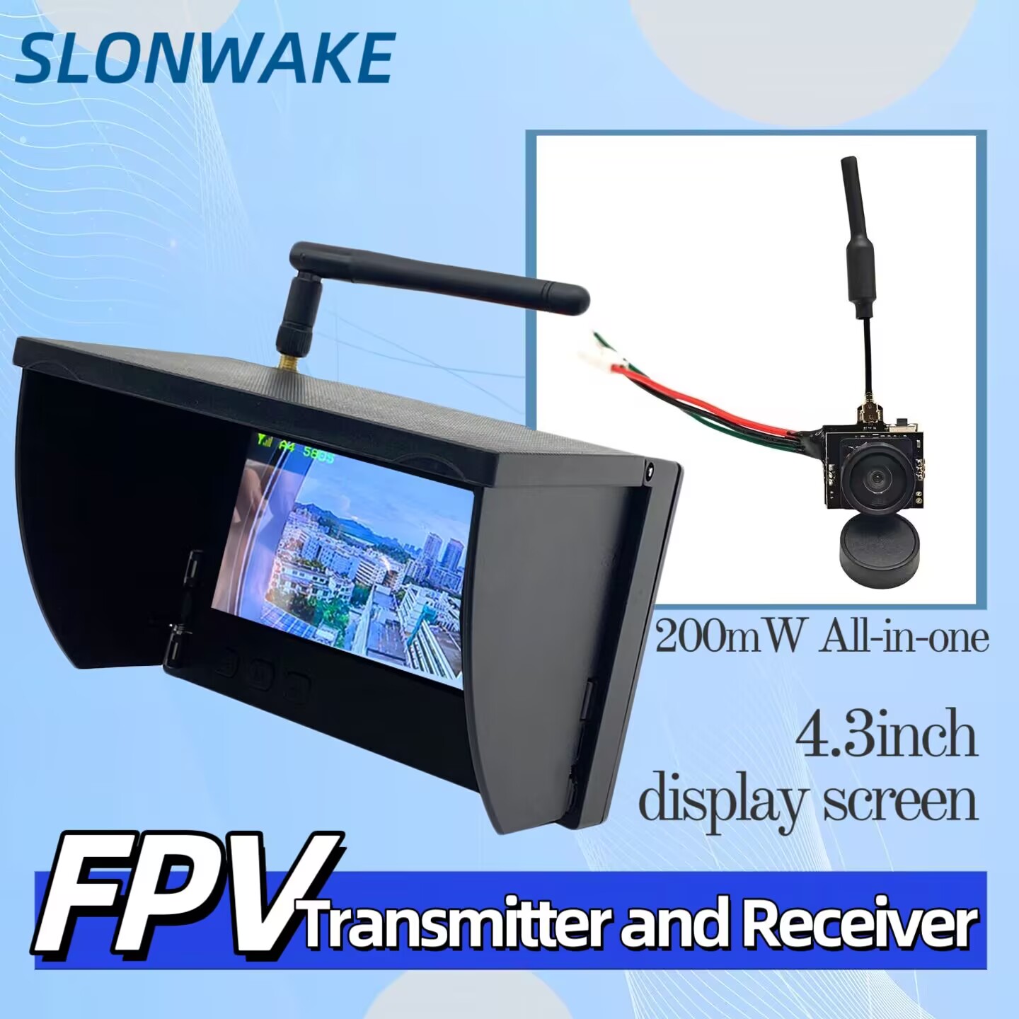 SLONWAKE 5.8G Analog Video Tra - Drone Rc Camera บทวิจารณ์และราคา