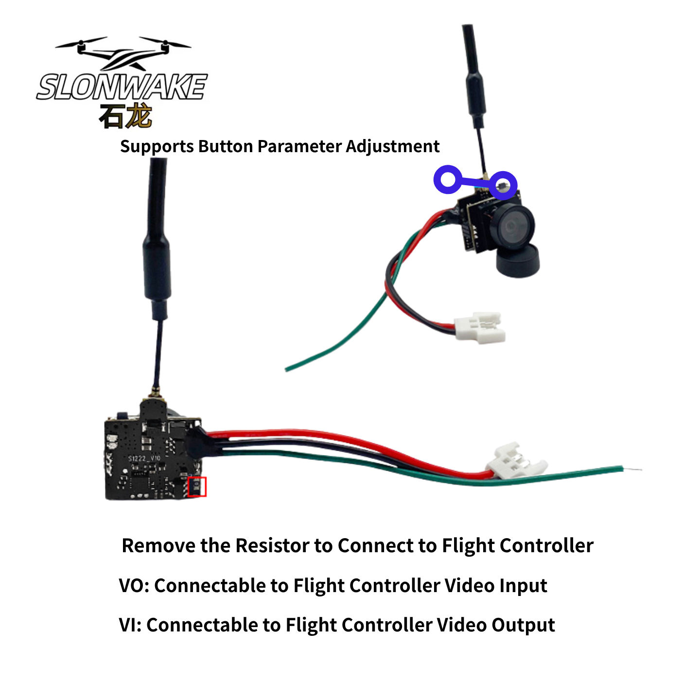 SLONWAKE 5.8G Analog Video Tra - Drone Rc Camera บทวิจารณ์และราคา