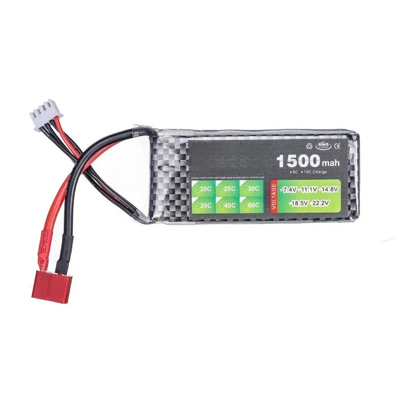 For RC Toys 7.4V 1500mAh 35C L - Drone Zll Rc บทวิจารณ์และราคา