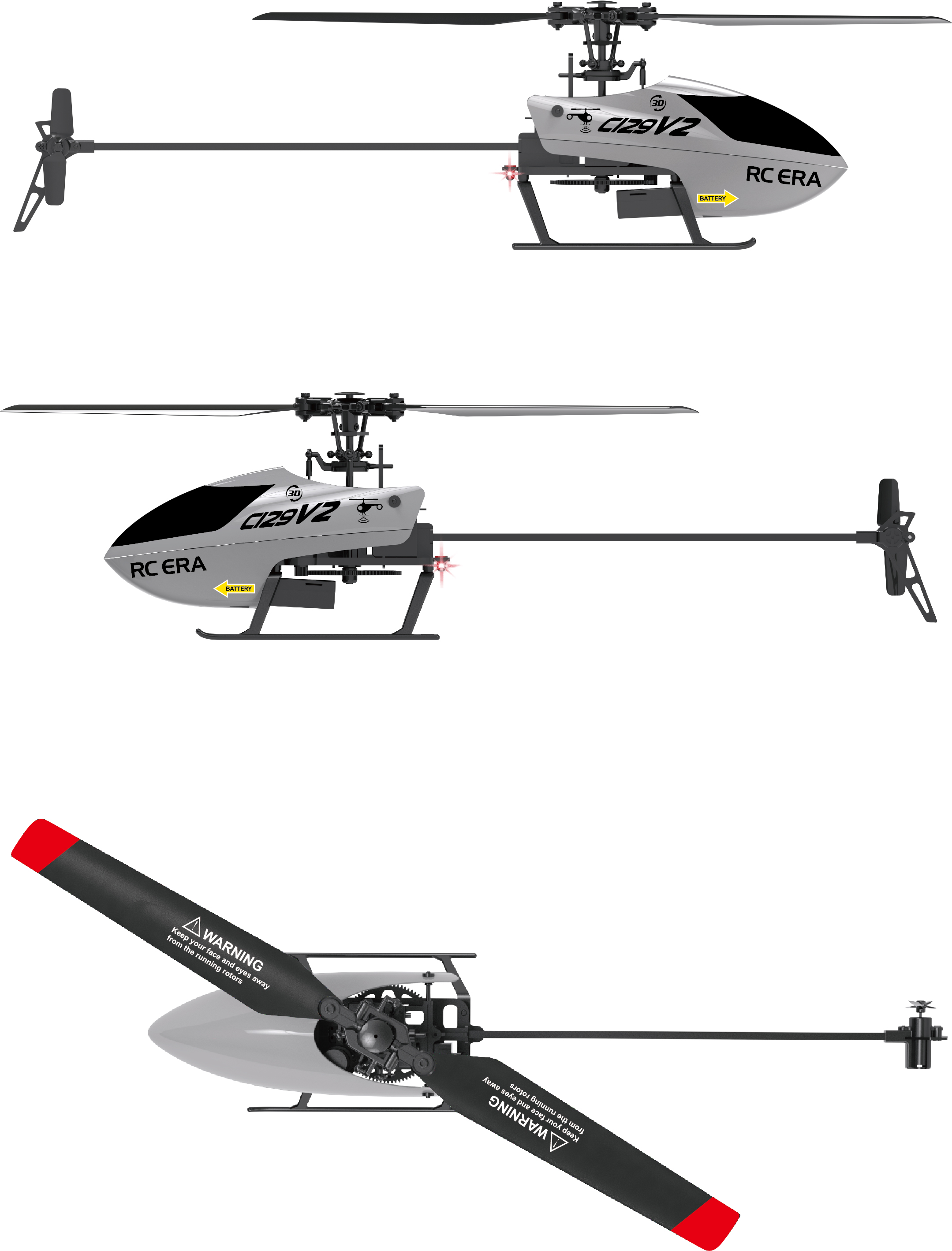 C129 V2 4CH RC Helicopter RTF  - Rc Helicopter Gyro บทวิจารณ์และราคา