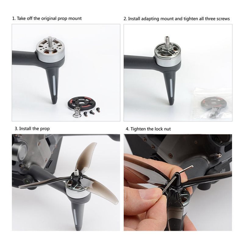 B50B-Motor Plate Adapter 4Pcs  - Drone Rc Holder บทวิจารณ์และราคา