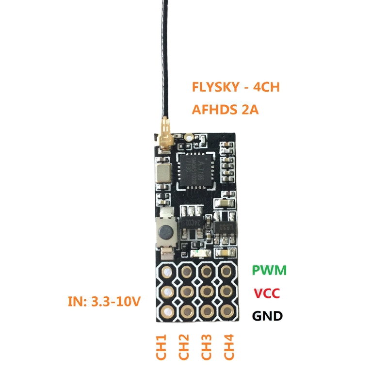 Flysky FS2A Mini Receiver 4CH  - Drone Rc1 บทวิจารณ์และราคา