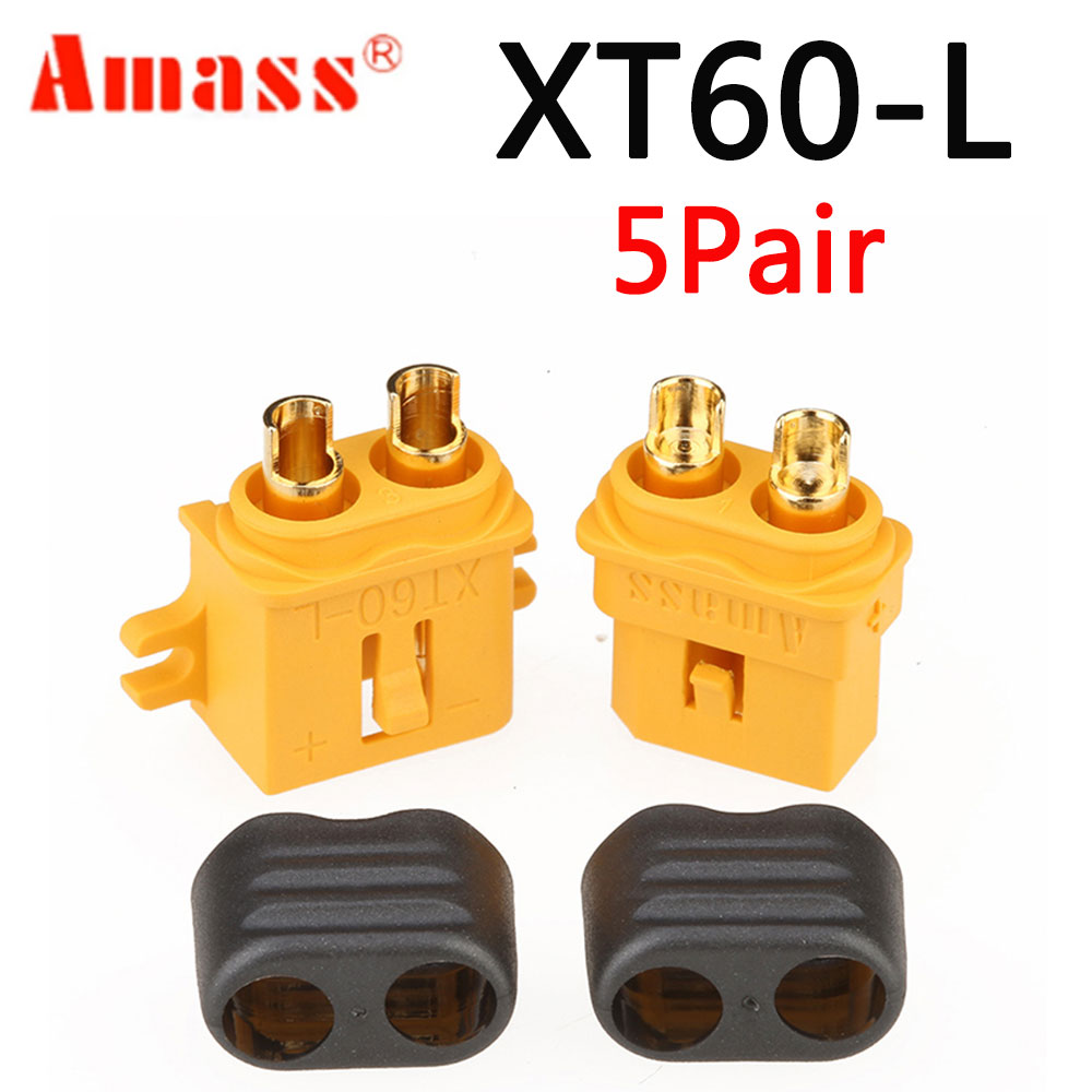5Pair Amass XT60-L  XT60L Bull - Drone Rc Truck บทวิจารณ์และราคา