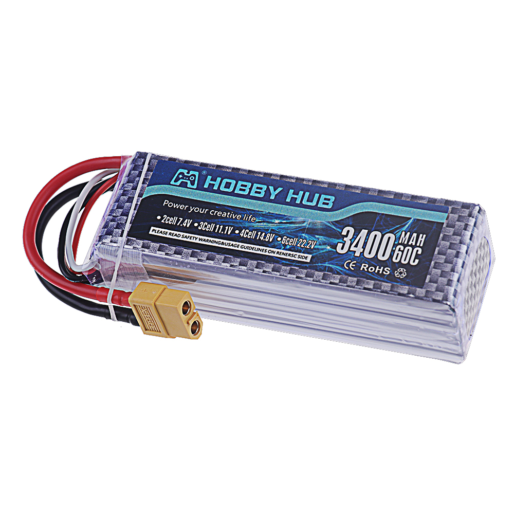 3S Lipo Battery 11.1V 3400mAh  - Drone Rc Truck บทวิจารณ์และราคา