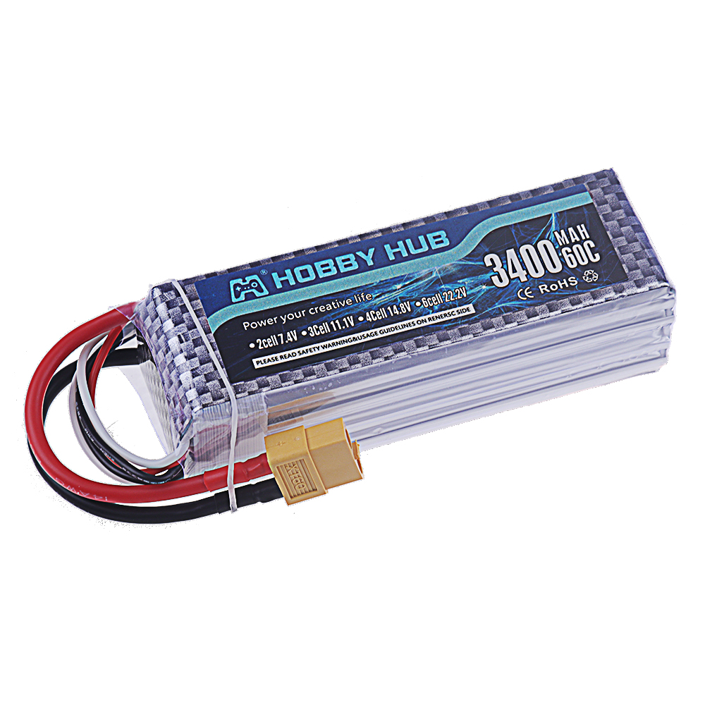 3S Lipo Battery 11.1V 3400mAh  - Drone Rc Truck บทวิจารณ์และราคา