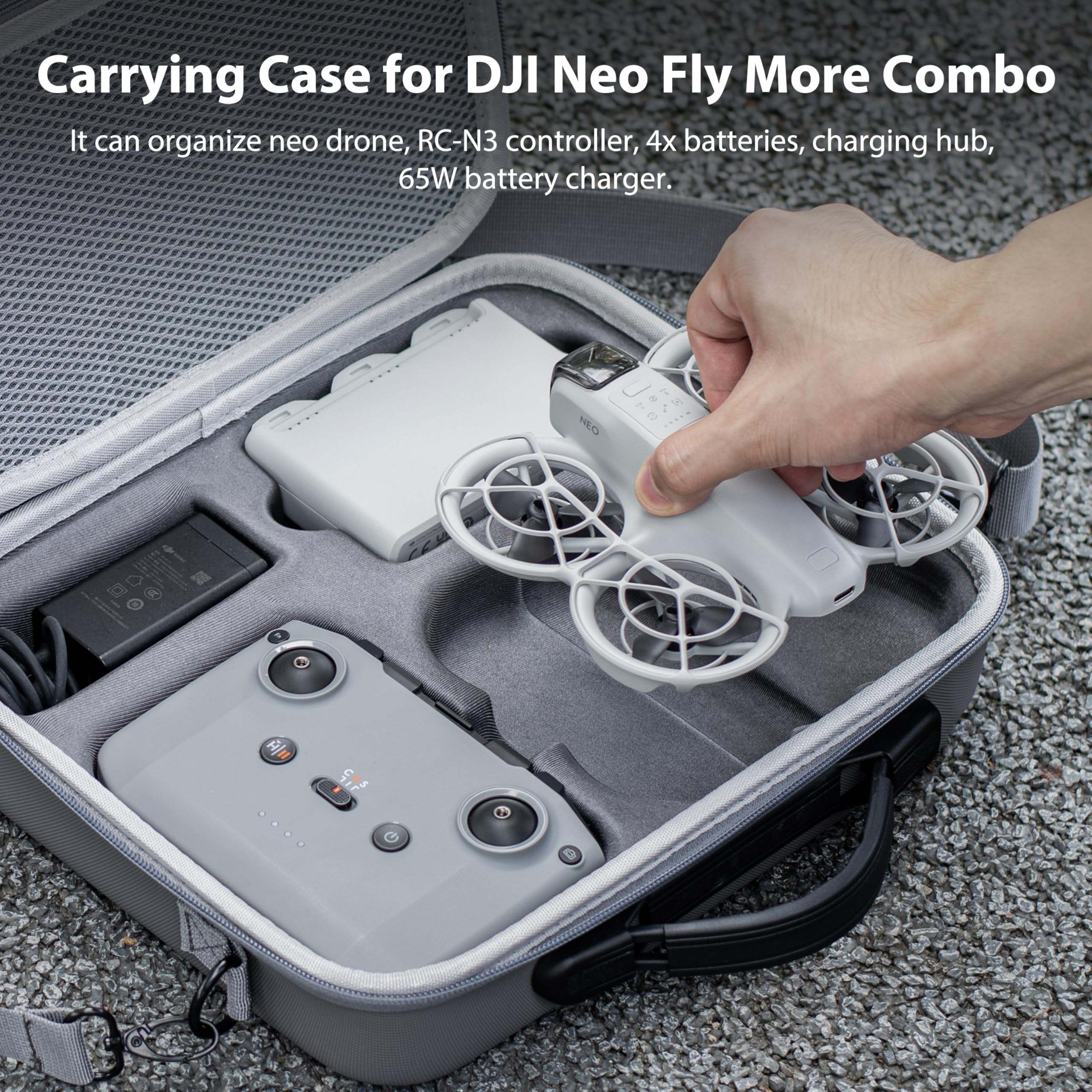 Portable PU Storage Carrying C - Drone Dji Rc N2 บทวิจารณ์และราคา