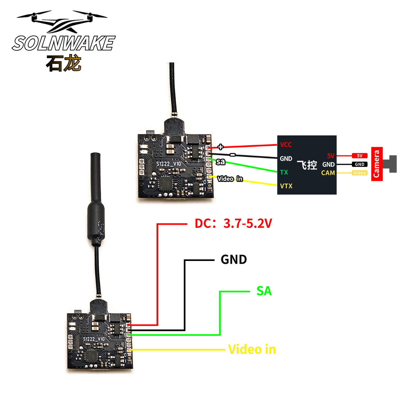 SLONWAKE Nano 5.8G 48CH 200mW  - Drone Rc Remote บทวิจารณ์และราคา