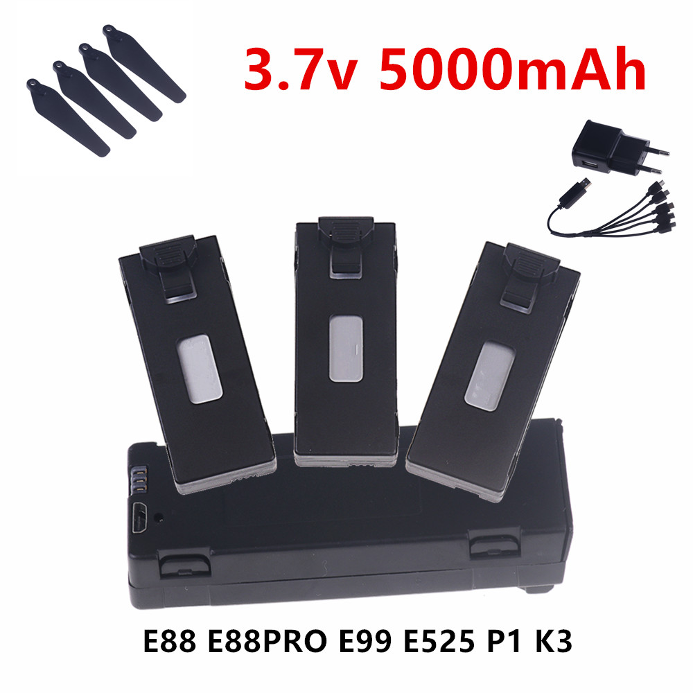 3.7V Battery For E88 E88PRO E9 - Drone Rc E99 K3 บทวิจารณ์และราคา