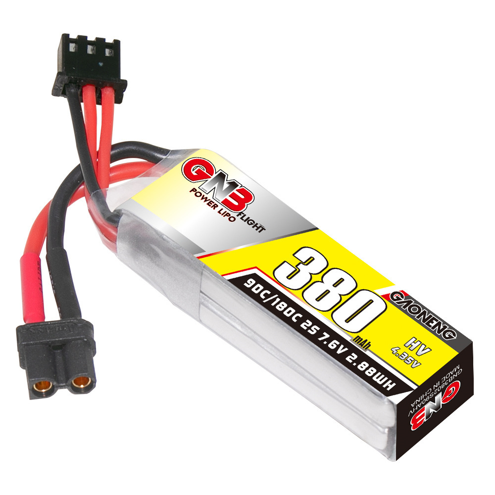GNB 2S 7.6V 380mAh 90C/180C Li - Drone Carrera Rc บทวิจารณ์และราคา