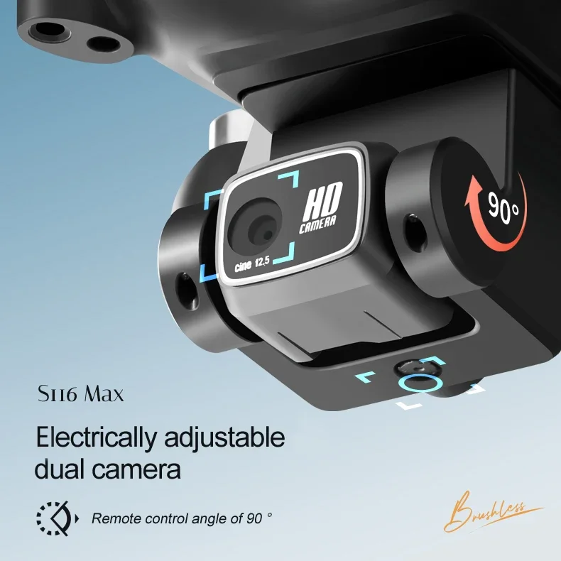 S116 MAX Drone 4K ESC HD Camer - Drone Rc S116 บทวิจารณ์และราคา