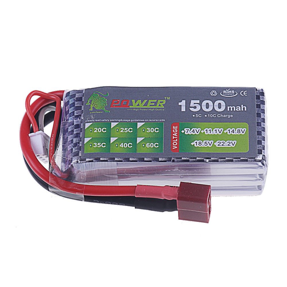 2S 3S 4S 6S Lipo Battery 1500M - Drone Rc Truck บทวิจารณ์และราคา
