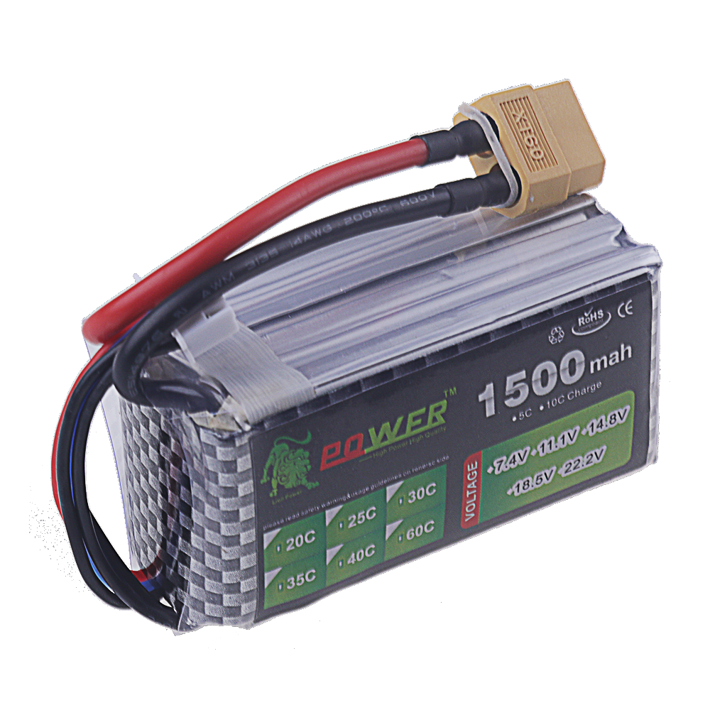 2S 3S 4S 6S Lipo Battery 1500M - Drone Rc Truck บทวิจารณ์และราคา