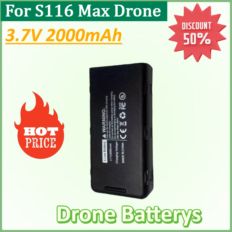 New S116 3.7V 2000mAh Intellig - Drone Rc S116 บทวิจารณ์และราคา