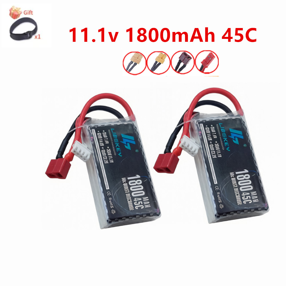 3S 1800mAh Lipo Battery 11.1V  - Drone Rc Truck บทวิจารณ์และราคา
