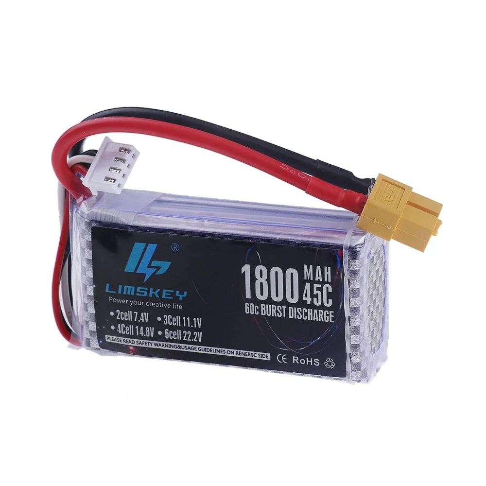3S 1800mAh Lipo Battery 11.1V  - Drone Rc Truck บทวิจารณ์และราคา