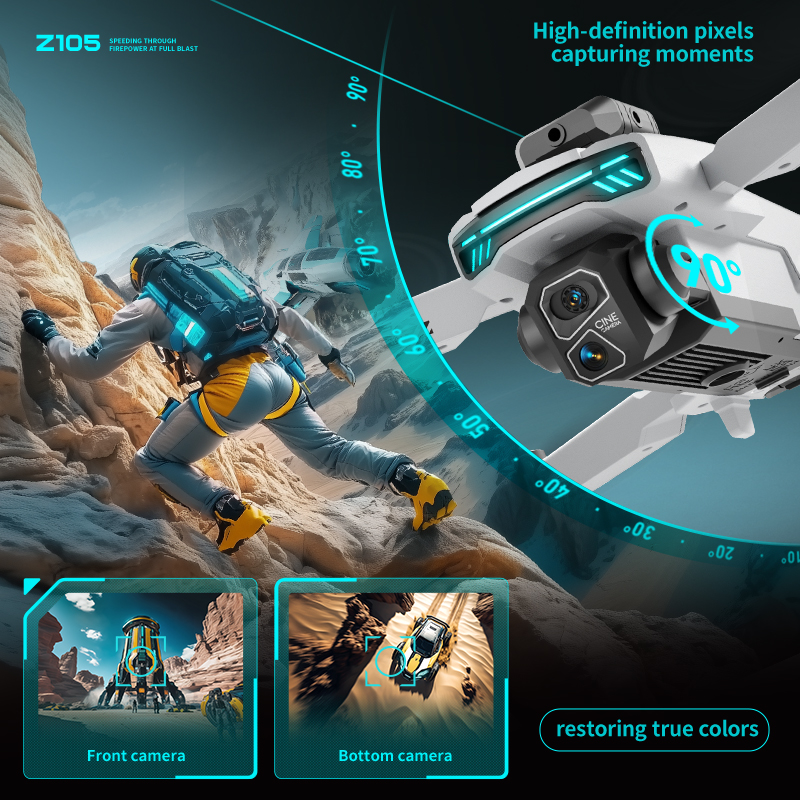 New Z105 RC Drone 8K Professio - Drone Rc Action บทวิจารณ์และราคา