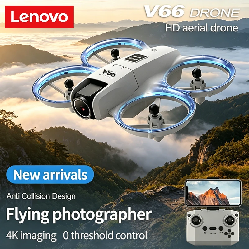 Lenovo V66 Mini Drone | 4K HD  - Drone Rc Holder บทวิจารณ์และราคา