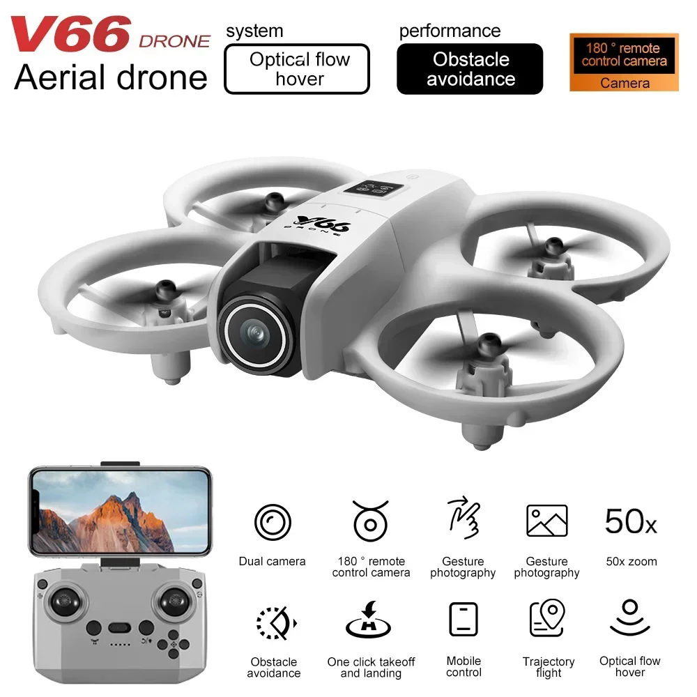 Lenovo V66 Mini Drone | 4K HD  - Drone Rc Holder บทวิจารณ์และราคา