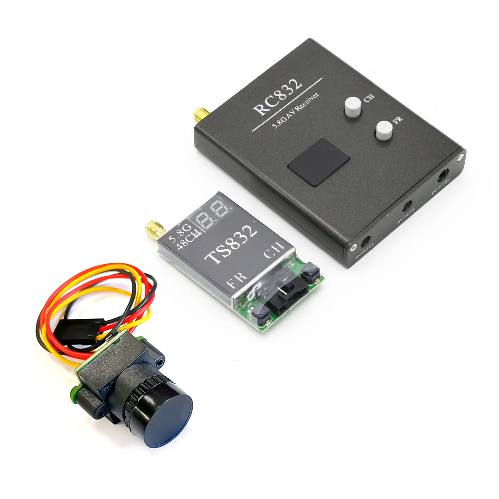 TS832 Receiver +RC832 +1000TVL - Drone Rc Camera บทวิจารณ์และราคา