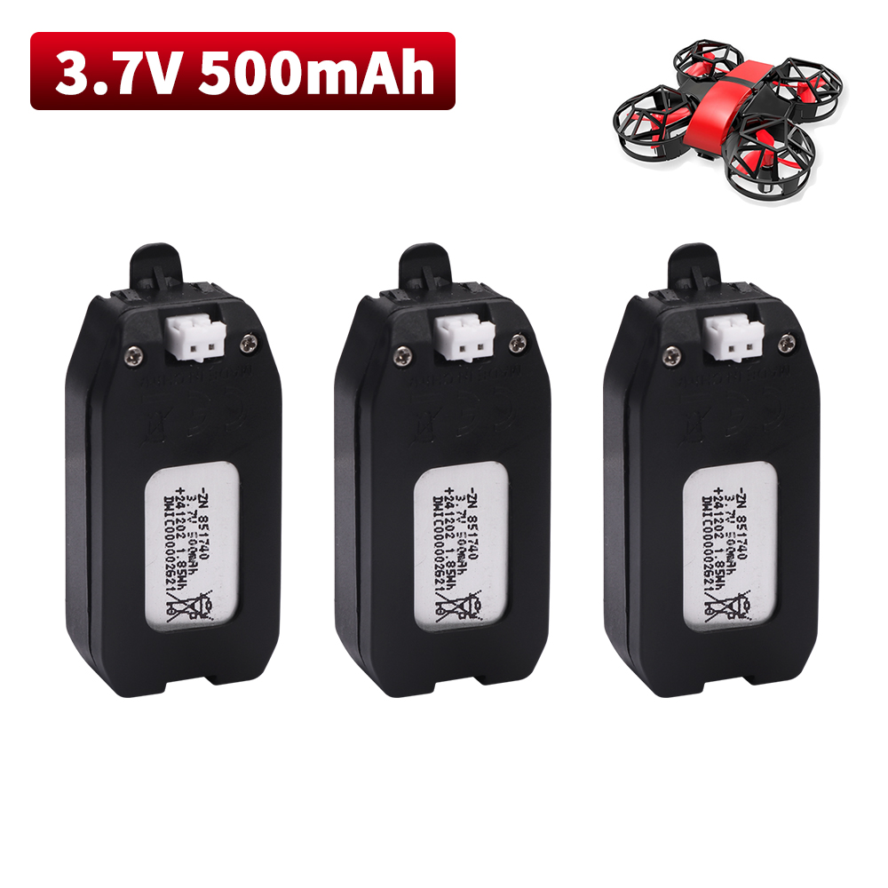 3.7V 500mAh Lithium Battery Fo - Drone Rc Accessories บทวิจารณ์และราคา
