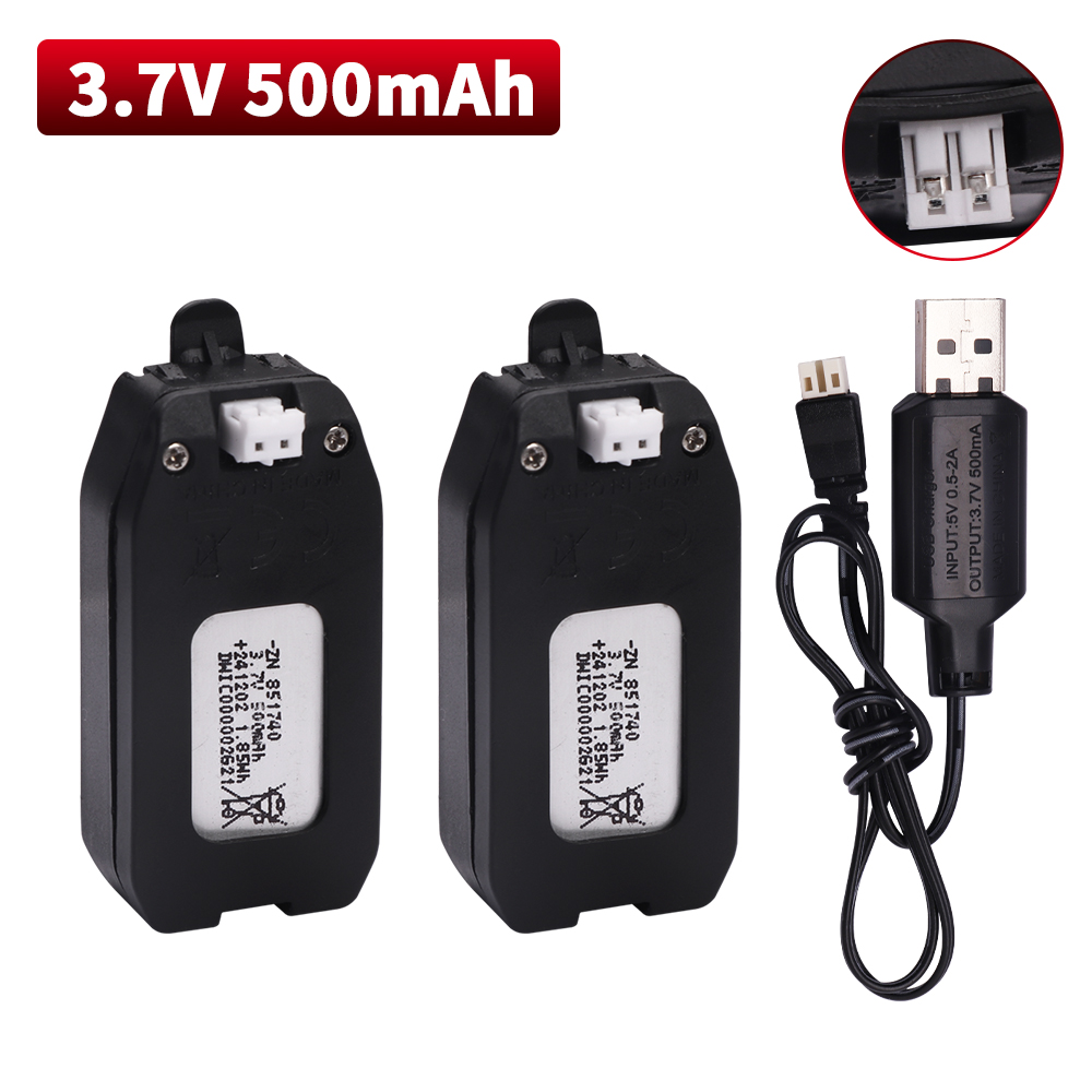 3.7V 500mAh Lithium Battery Fo - Drone Rc Accessories บทวิจารณ์และราคา