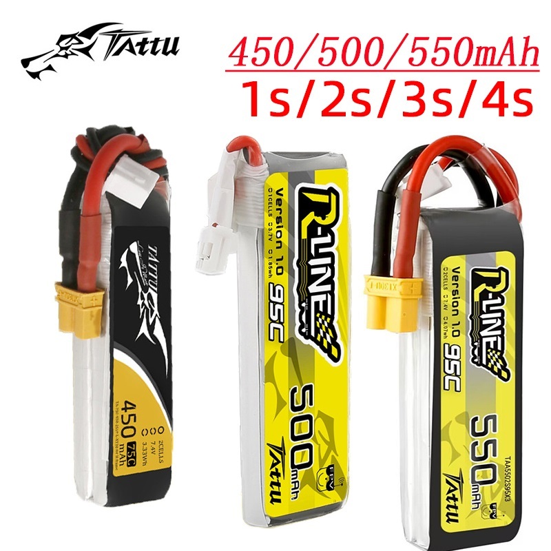 3Pcs NEW TATTU 450/500/550mAh  - Drone Carrera Rc บทวิจารณ์และราคา