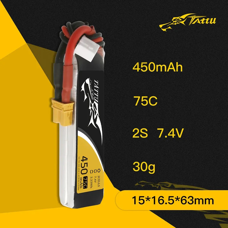 3Pcs NEW TATTU 450/500/550mAh  - Drone Carrera Rc บทวิจารณ์และราคา