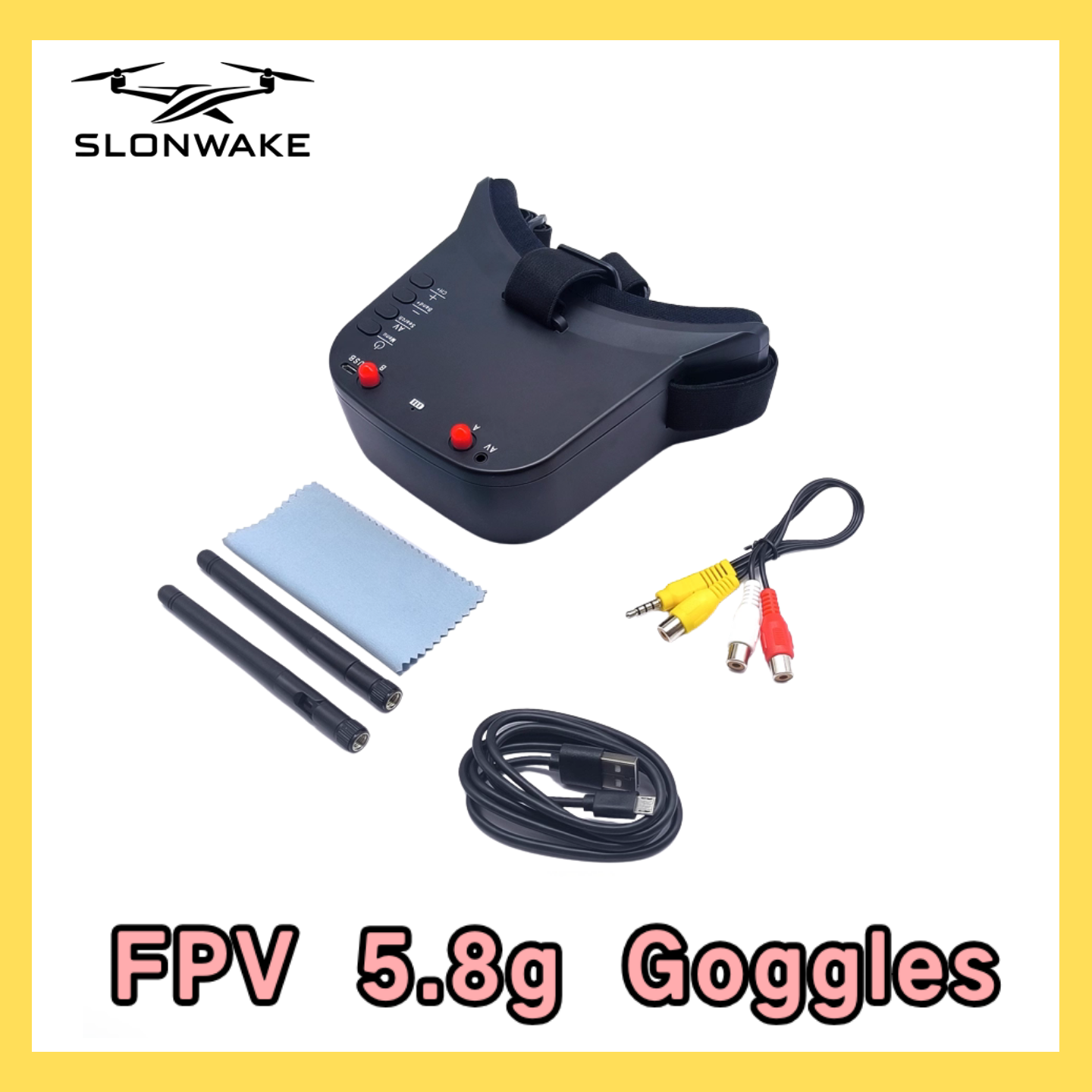 SLONWAKE 5.8G 48CH FPV 400mw V - Drone Rc Camera บทวิจารณ์และราคา